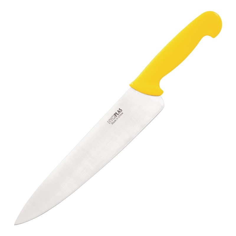 Couteau  de cuisinier Hygiplas jaune  25cm